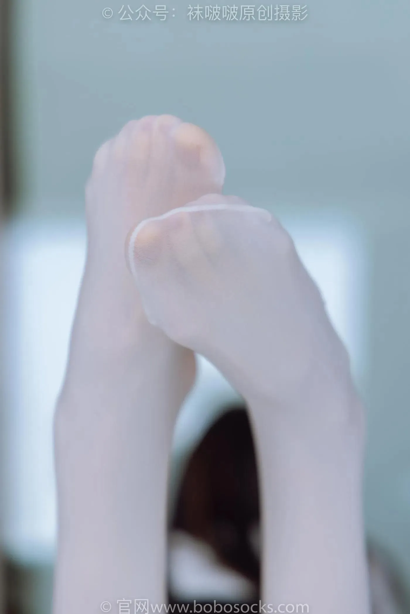[BoBoSocks袜啵啵]NO.177 稚予-皮鞋、厚白丝（脚底猫爪印款） [140P]插图5